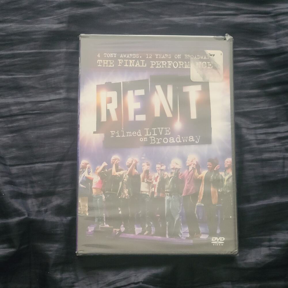 Rent: Filmed Live on Broadway (DVD, 2008) The Final Performance